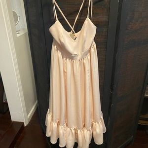 Soft pink J Crew Sundress